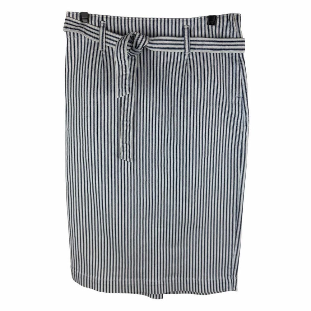 J. Crew blue striped midi denim - size 28